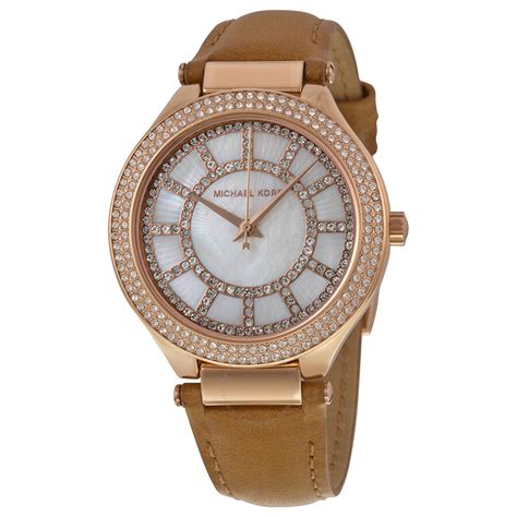 Michael Kors Kerry Mother of Pearl Dial Ladies Watch 